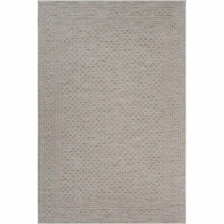 5 X 7 Ft. Gray Classic Indoor Or Outdoor Area Rug Tan & Brown